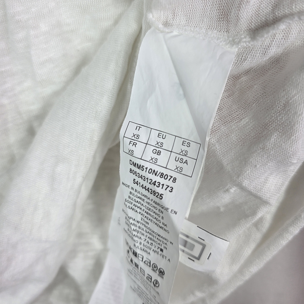 Falconeri Linen V neck basic tee - Picture 5 of 10